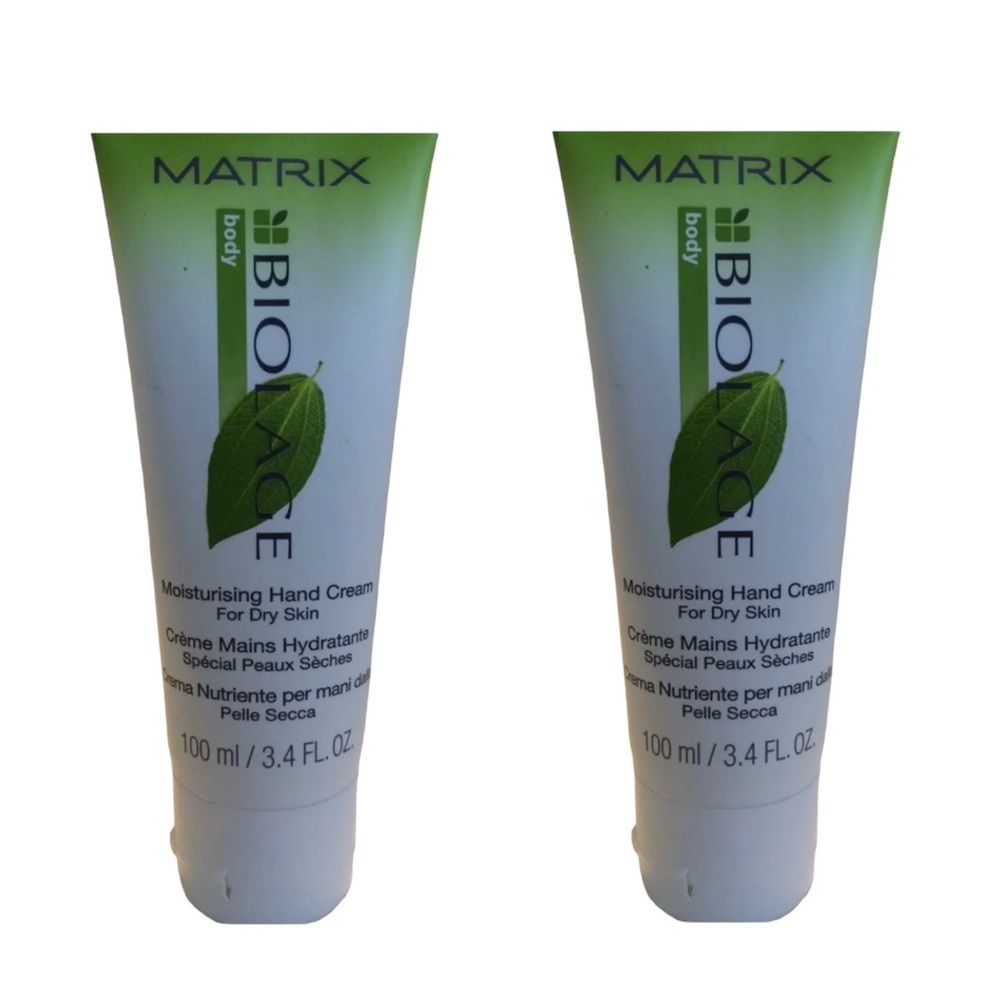 MATRIX BIOLAGE 
2 tubes Matrix Biolage 3.4 oz each moisturizing hand cream